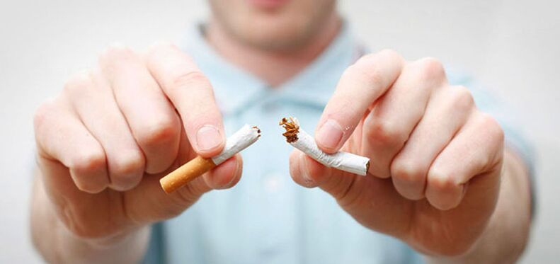 Umístěno na půl cigarety